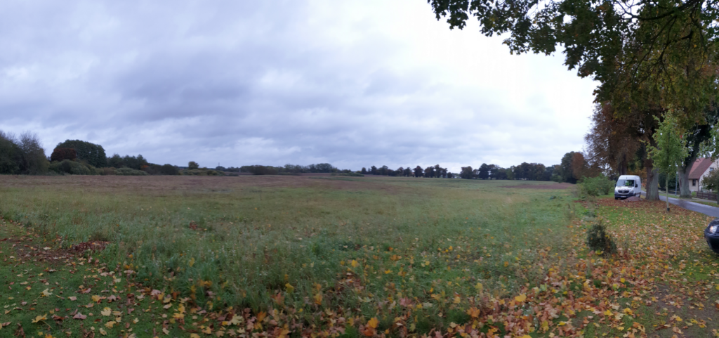 Neues Baugebiet Schlangenallee am 14.10.2021