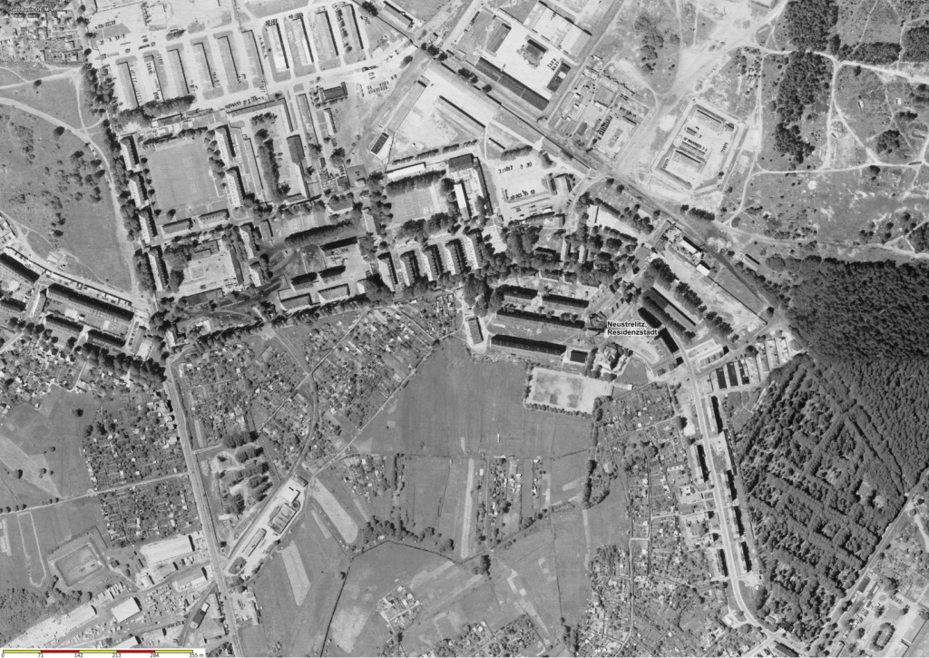 Dr. Schwendtner-Straße Luftbild 1991 (Geoportal MV)